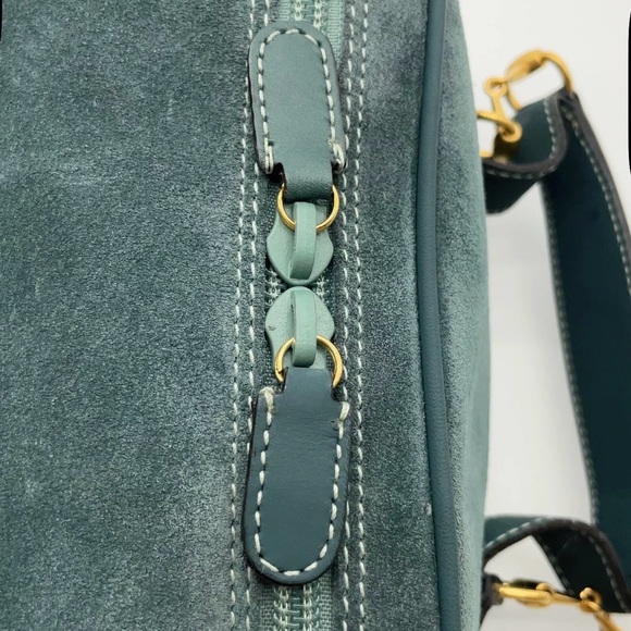 GUCCI HORSEBIT SUEDE VANITY COSMETIC BAG AUTHENTIC - Picture 11 of 15